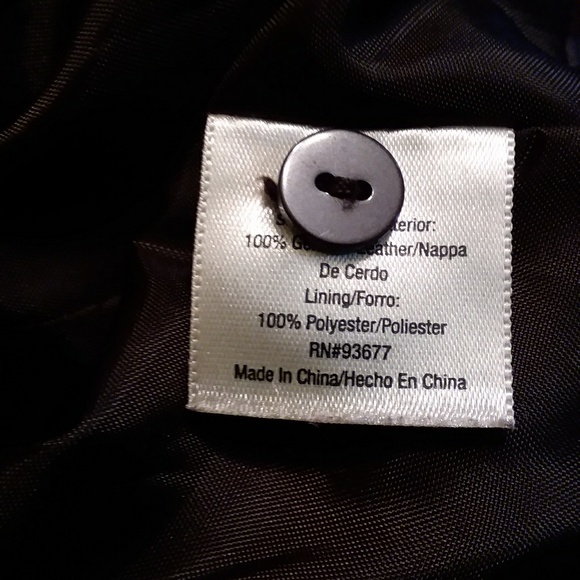 St. JOHN'S BAY Leather jacket size M - Picture 8 of 11